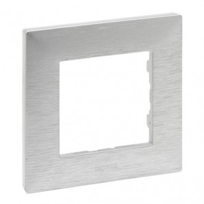 Passo Niloé | Quadro 1 elemento alumínio polido LEGRAND 864871