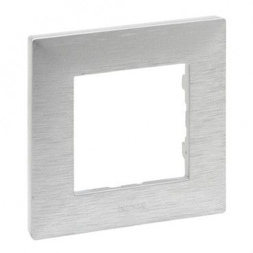 Placa Niloé Step, 1 elemento, aluminio pulido LEGRAND 864871