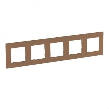 Placa Niloé Step, 5 elementos, cobre LEGRAND 864775