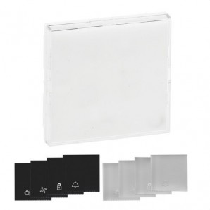 Chave Niloé Step com porta-etiqueta para interruptor e interruptor de alumínio LEGRAND 864311