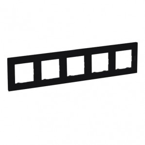 Placa Niloé Step, 5 elementos, negro mate LEGRAND 864575