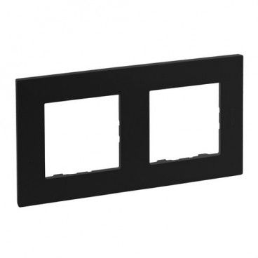 Placa Niloé Step, 2 elementos, negro mate LEGRAND 864572