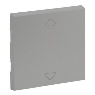 Tecla Niloé Step doble para mecanismos para toldos y persianas, aluminio LEGRAND 864330
