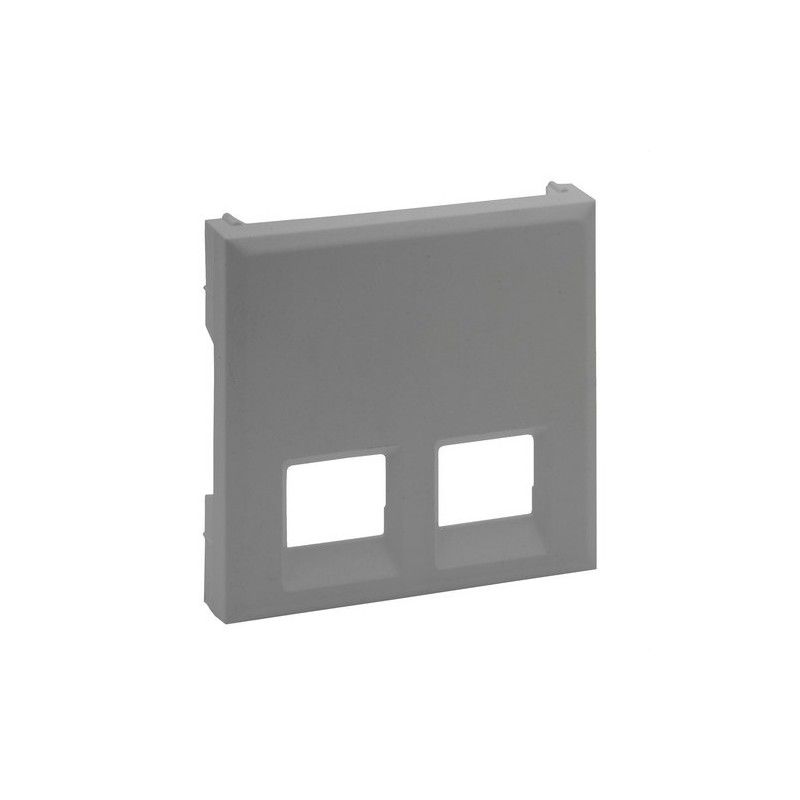 Chave dupla para bases de telefone e computador RJ 45 alumínio LEGRAND 864343