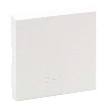 Tecla Niloé Step con visor para interruptor y conmutador, blanco mate LEGRAND 864106