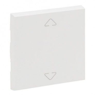 Tecla Niloé Step doble para mecanismos para toldos y persianas , blanco mate LEGRAND 864130