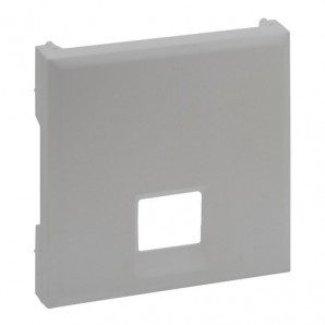 Frontal Niloé Step para bases telefónicas e informáticas RJ 45, aluminio LEGRAND 864342