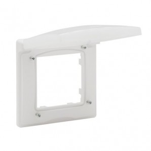 Placa de 1 elemento Niloé Step IP44, blanco mate LEGRAND 864071