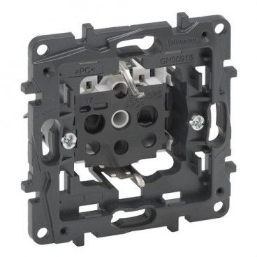 Base de corriente 2P+T Niloé Step, 16A, 250V, borne automático LEGRAND 864020