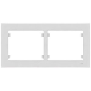 IRIS PLUS | Marco 2 elementos horizontal blanco BJC 18012
