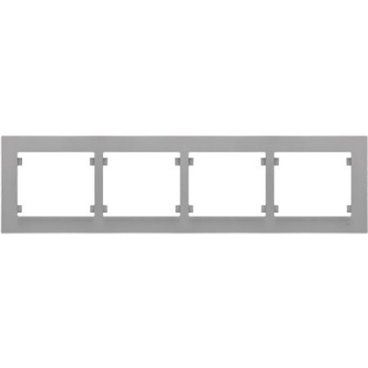 IRIS PLUS | Marco 4 elementos horizontal aluminio mercurio BJC 18014-MA