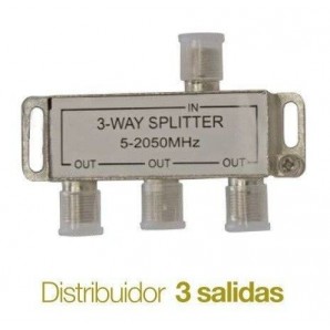 Distribuidor de television Splitter 3 salidas