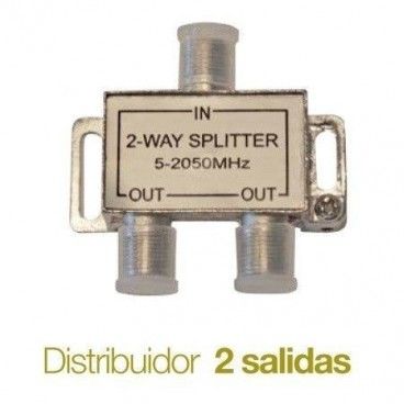Distribuidor de televisão divisor 2 saídas