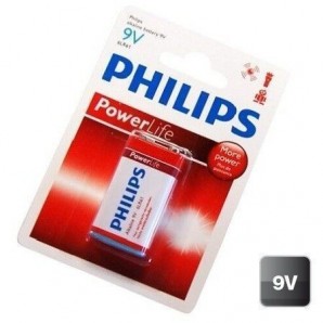 Pila alkalina 9V PHILIPS