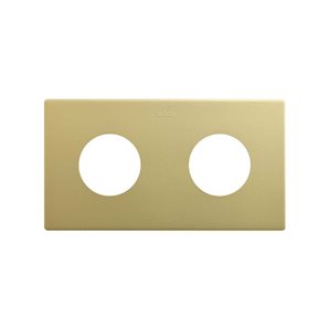 SIMON 270 | Minimal aesthetic frame for sockets with 2 copper elements 27110620-097