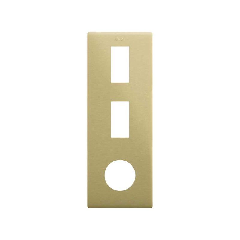 SIMON 270 | Minimum aesthetic frame 3 plug elements + 2 narrow copper modules 27 192 630-097