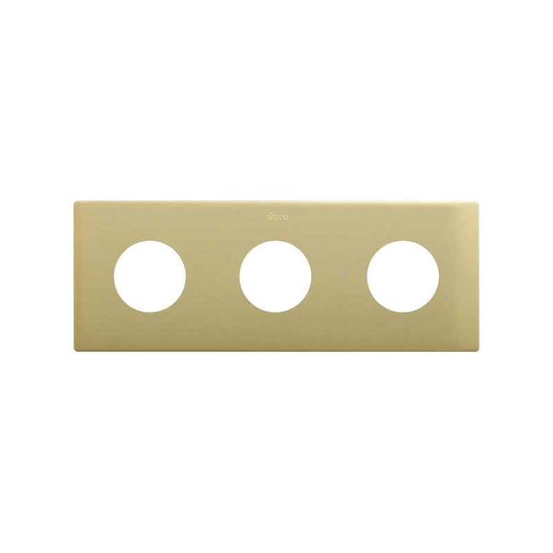 SIMON 270 | Minimal aesthetic frame for sockets with 3 copper elements 27110630-097