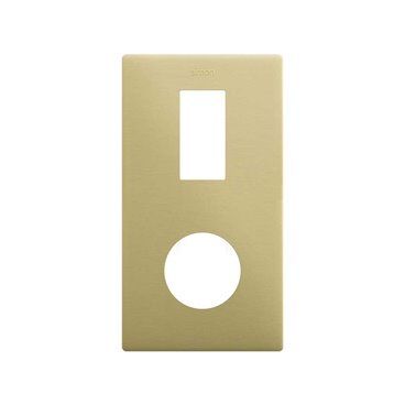SIMON 270 | Minimum aesthetic frame 2 plug elements + narrow copper module 27 192 620-097