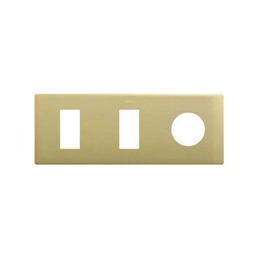 SIMON 270 | Minimum aesthetic frame 3 plug elements + 2 narrow copper modules 27191630-097