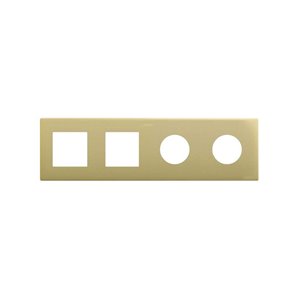 SIMON 270 | Minimum frame with 4 elements 2 sockets + 2 copper modules 27190640-097