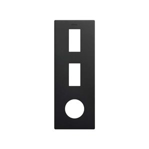 SIMON 270 | Cornice estetica minima 3 elementi plug + 2 moduli stretti neri opachi 27192630-098