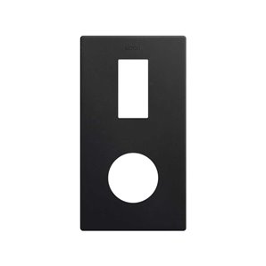 SIMON 270 | Cornice estetica minimale 2 elementi plug + modulo stretto nero opaco 27192620-098