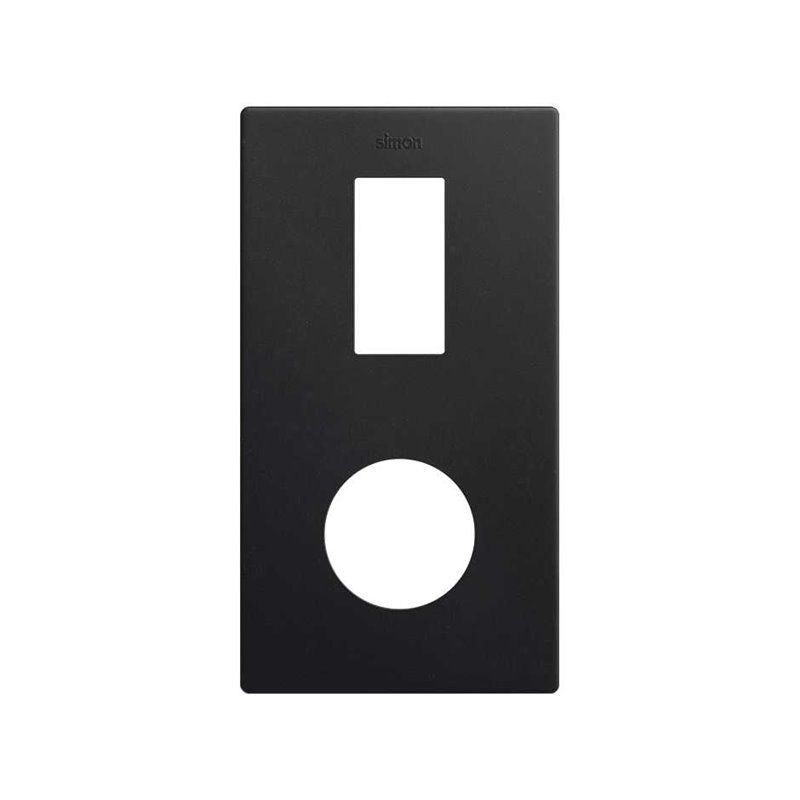 SIMON 270 | Cornice estetica minimale 2 elementi plug + modulo stretto nero opaco 27192620-098