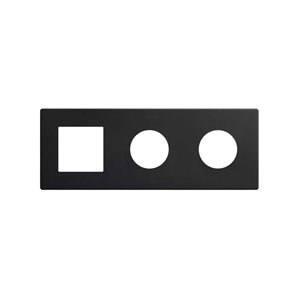 SIMON 270 | Minimum aesthetic frame 3 elements 2 plugs + matte black module 27193630-098