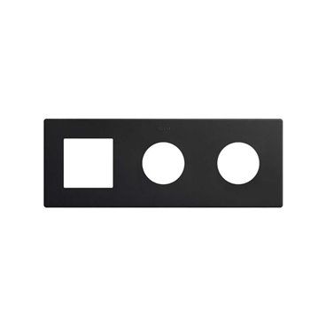 SIMON 270 | Cornice estetica minima 3 elementi 2 tasselli + modulo nero opaco 27193630-098