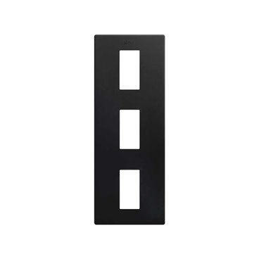 SIMON 270 | Cornice estetica minimal verticale con 3 elementi nero opaco 27111630-098