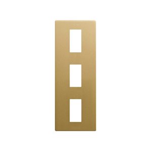 SIMON 270 | Cornice estetica minimal verticale con 3 elementi oro 27111630-095