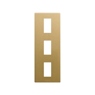 SIMON 270 | Cornice estetica minimal verticale con 3 elementi oro 27111630-095