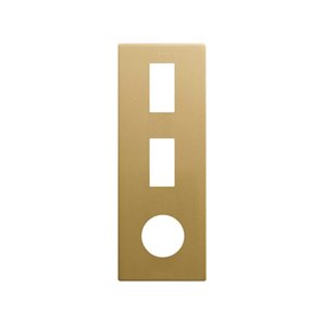 SIMON 270 | Minimal aesthetic frame 3 plug elements + 2 narrow modules gold 27192630-095