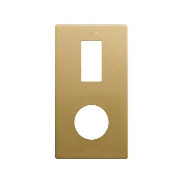 SIMON 270 | Cornice estetica minimale 2 elementi plug + modulo stretto oro 27192620-095