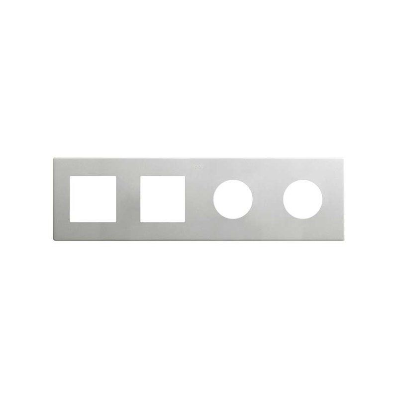 SIMON 270 | Mindestrahmen mit 4 Elementen 2 Sockel + 2 Aluminiummodule 27190640-093