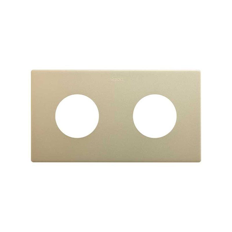 SIMON 270 | Cadre esthétique minimal pour plugs avec 2 éléments cava 27110620-094
