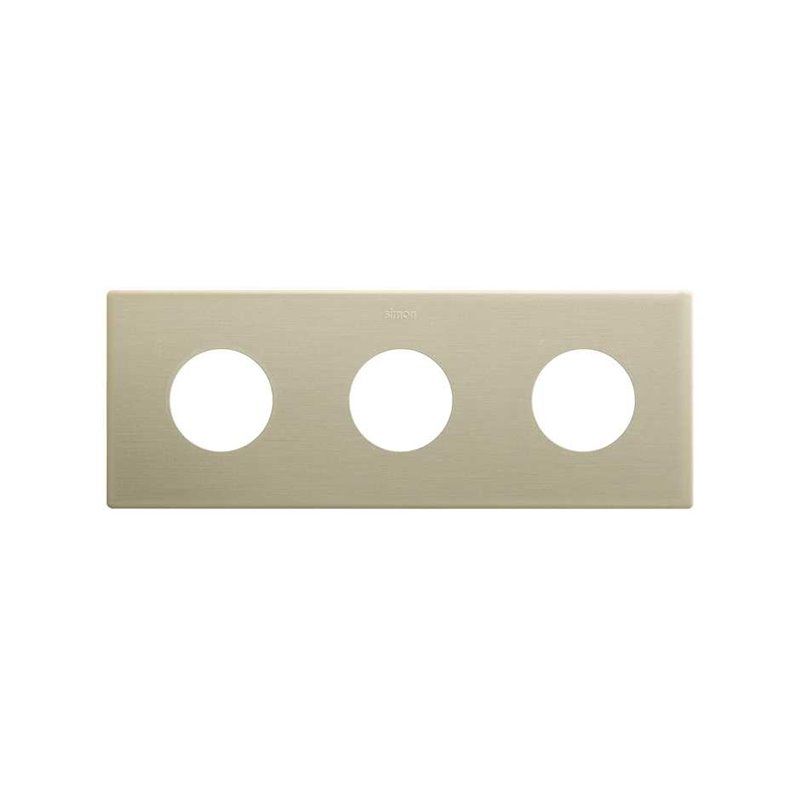 SIMON 270 | Minimal aesthetic frame for outlets with 3 cava elements 27110630-094
