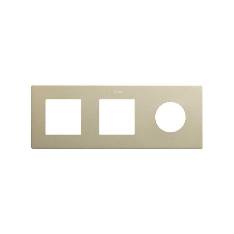 SIMON 270 | Minimum frame with 3 elements 1 socket + 2 cava modules 27190630-094