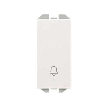SIMÃO 270 | Botão com gravação de campainha 10A e módulo estreito branco 20001152-090