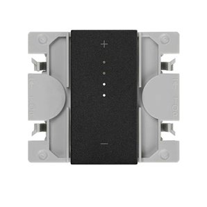 SIMON 270 | Master iO dimmable switch with matte black narrow button 21001121-098