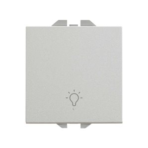 SIMON 270 | 10A aluminum pushbutton with light engraving 20000151-093