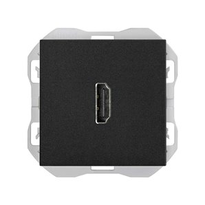 SIMON 270 | HDMI HH-Anschluss mattschwarz 20000094-098