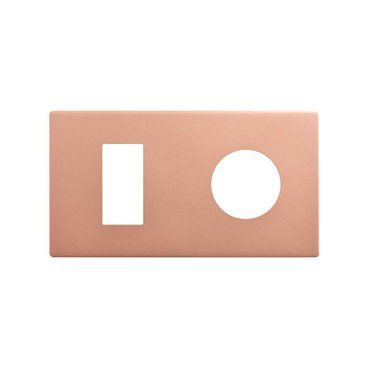 SIMON 270 | Châssis esthétique minimum 2 éléments enfichables + module en cuivre étroit 27191620-091