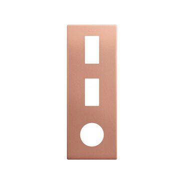 SIMON 270 | Minimum aesthetic frame 3 plug elements + 2 narrow copper modules 27 192 630-091