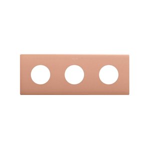 SIMON 270 | Cornice estetica minimale per prese con 3 elementi in rame 27110630-091