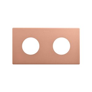SIMON 270 | Minimal aesthetic frame for sockets with 2 copper elements 27110620-091