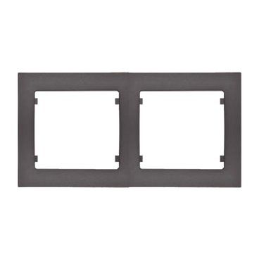 IRIS PLUS | Rahmen 2 horizontale Elemente Anthrazit Cosso BJC 18012-AC
