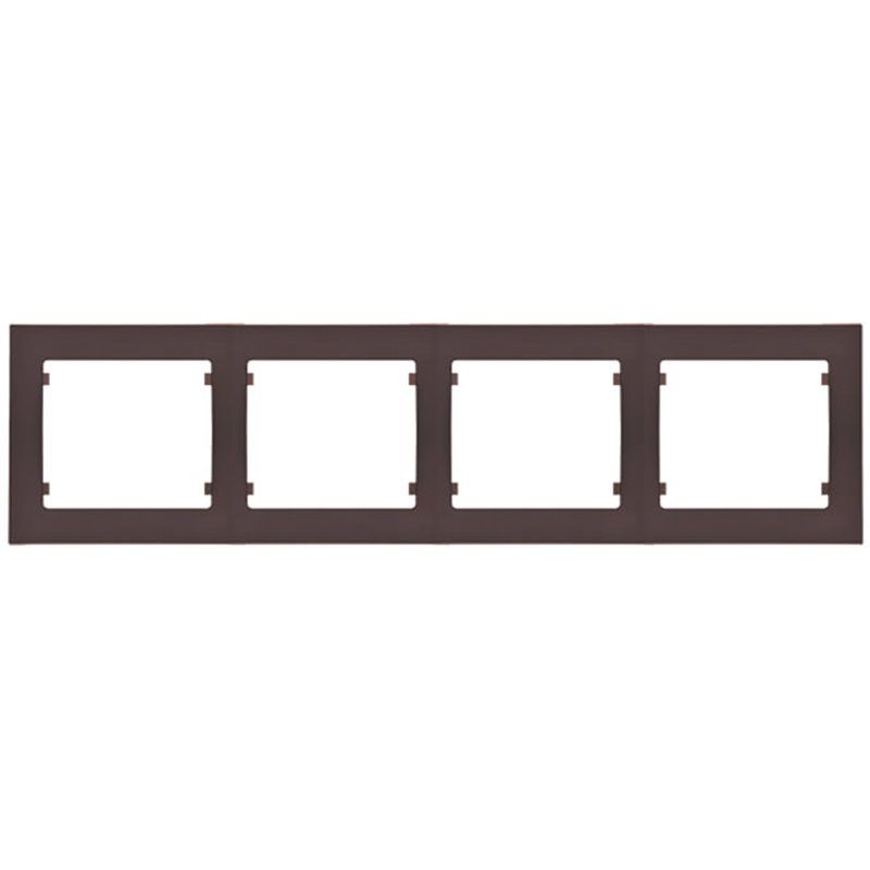 IRIS PLUS | Cadre 4 éléments horizontaux chocolat BJC 18014-CH