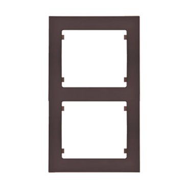 IRIS PLUS | Frame 2 vertical elements chocolate BJC 18112-CH