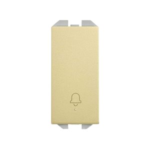 SIMON 270 | 10A bell engraved pushbutton and bronze narrow module 20001152-097